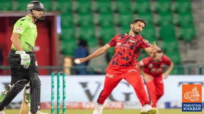 پی ایس ایل: حسن علی پر میچ فیس کا جرمانہ عائد