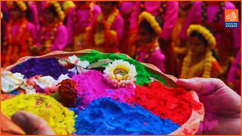 The vivid celebration of colours honouring Holi